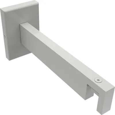Produktbild von Interdeco Träger mit Abstand 13,5 cm / Wandhalterung für Gardinenstangen 14 x 35 mm, 1-läufig Weiß, Typ Smartline