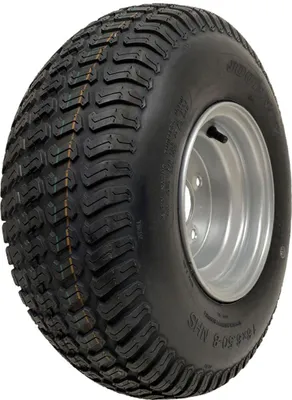 Obrázek produktu pro 18x6.50-8 Pneumatika pro sekačky na trávu na ráfku 4 Ply Wanda P332 4x100mm PCD ráfek bezdušový