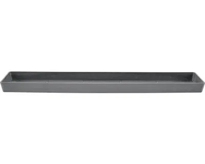 Obrázek produktu pro Podmiska pod truhlík Ecopots Bruges plastová 53,5×15,5×3,3 cm, šedá