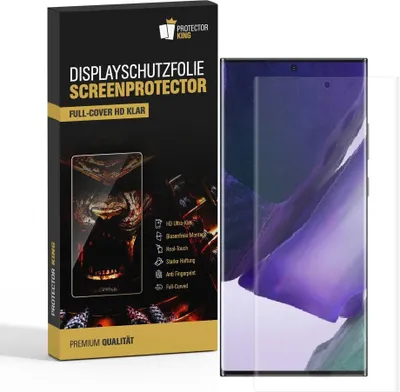 Produktbild von 2x Displayfolie für Samsung Galaxy Note 20 Ultra FULL COVER Displayschutz KLAR