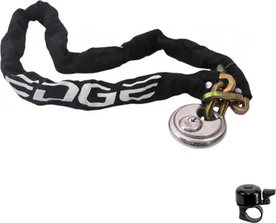 Immagine prodotto di Lucchetto a catena Edge Diskus per biciclette Ø 8 mm x 120 cm con campanello incluso