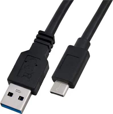 Produktbild von LogiLink USB 3.2 Kabel USB-A - USB-C Stecker 1,0 m schwarz