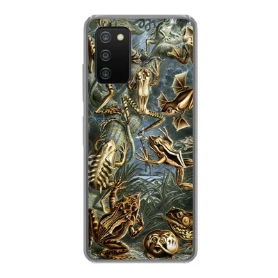 Produktbild von MuchoWow® Handyhülle Schutzhülle Hülle für Samsung Galaxy A03s Batrachia - Haeckel - Alte Meister Silikon Softcase Handy Hülle - Schutz