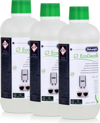 Produktbild von Delonghi EcoDecalk DLSC 500 Entkalker für Kaffeevollautomaten 500ml (3er Pack)