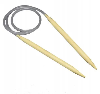 Produktbild von SKC Bambus Stricknadeln auf Seil 4,5 mm