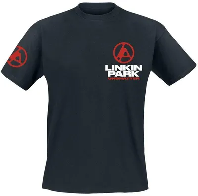 Produktbild von Linkin Park T-Shirt Herren Unshatter Red Logo schwarz M