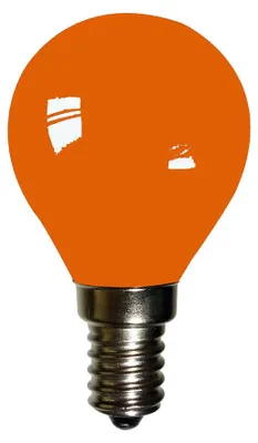 Productafbeelding van LED Filament Leuchtmittel Tropfen 2W E14 farbig Orange 20lm