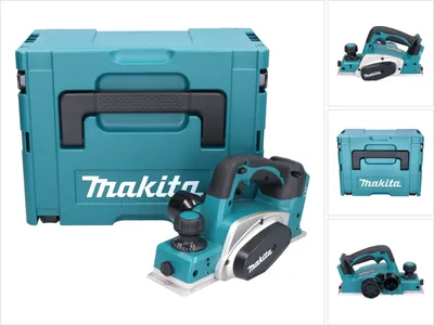 Zdjęcie produktu dla Makita DKP 180 ZJ strug akumulatorowy 18 V 82 mm + Makpac - bez akumulatora, bez ładowarki