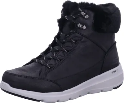 Produktbild von Skechers Glacial Ultra - Cozyly - Schwarz Synthetik Größe: 42 Normal