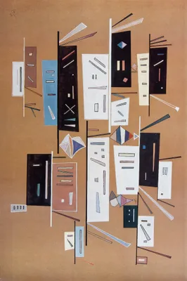 Produktbild von Wassily Kandinsky Kunstdruck Bild - Komposition 1940 (120 x 180 cm)