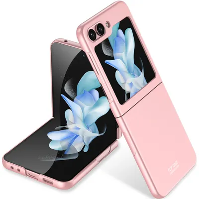 Immagine prodotto di Custodia per Samsung Galaxy Z Flip 5, sottile PC solido opaco anti-impronte digitali Rosa
