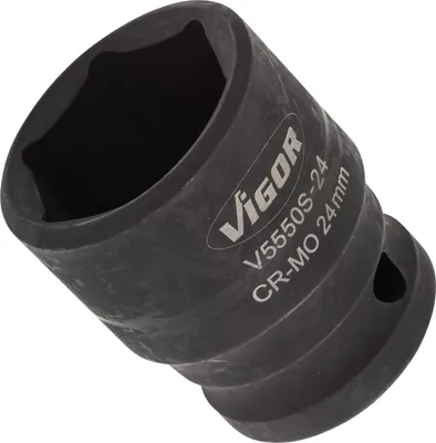 Produktbild von Vigor V5550S-24, Buchse, 1/2", Metrisch, 1 Kopf/Köpfe, 24 mm, Matt