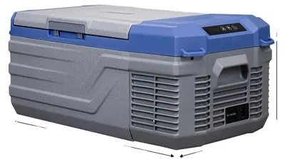 Produktbild von Auto-Kühlschrank, tragbarer Kompressor-Kühler, 12V/24V kompatibel, 15L