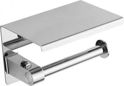 Produktbild von Mexen Toilettenpapierhalter mit Ablage, Chrom - 701197-00