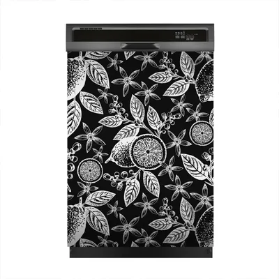 Produktbild von Magnete Dekorative 60x80 cm Küche Magnetmatte Spülmaschine - Blüten und Zweige
