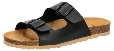 Produktbild von Lico Herren Bioline Man Mules Soft Pantoletten, Schwarz Helle Sohle, 43 EU