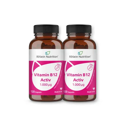 Produktbild von R(h)ein Nutrition Vitamin B12 Activ 1000 µg Doppelpack 240 Kapseln