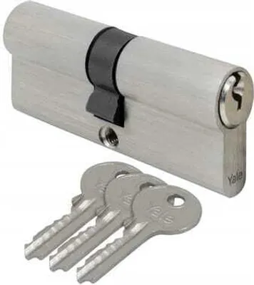 Immagine prodotto di Cilindro serratura porta 30/35 mm argento satinato 3 chiavi