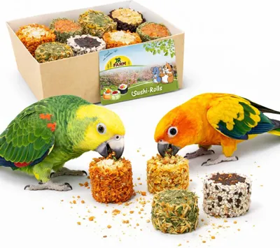 Zdjęcie produktu dla JR FARM Sushi Rolls - smakowite sushi dla wszystkich papug 190g