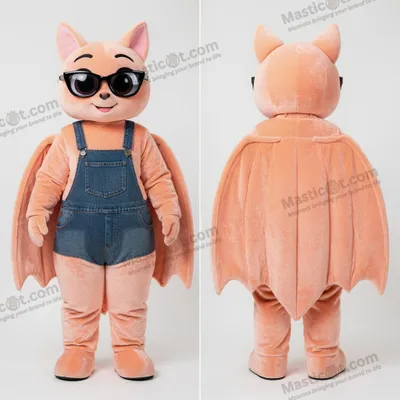 Produktbild von Pfirsich-samtene MASTICOT Fruchtfledermaus-Maskottchen
