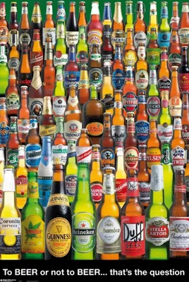 Obrázok produktu pre Plagátové pivá k pivu alebo nie k pivu