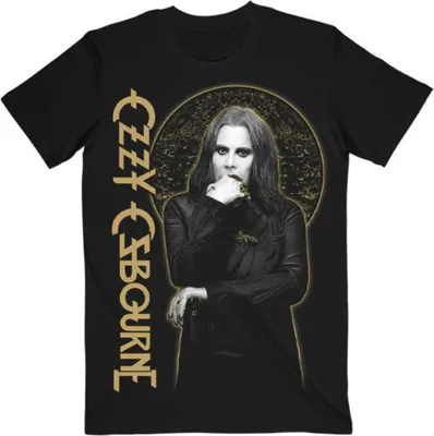 Obrázek produktu pro Ozzy Osbourne - Tričko "Patient No.9" pro muže/dámy Uni RO4040 (S) (Black/Gold)