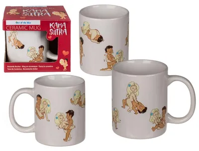 Image de Comic Tasses Kamasutra 375ml Céramique Tasse à thé 8x9,5cm comme cadeau