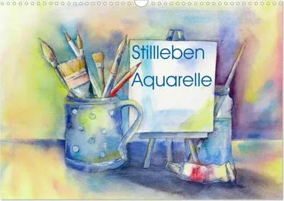 Produktbild von Stillleben Aquarelle (Wandkalender 2025 DIN A3 quer), CALVENDO Monatskalender