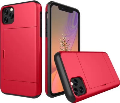 Obrázek produktu pro Ochranné pouzdro pro Apple iPhone 11 Pro 2019 5,8" Ultra tenké pouzdro se slotem na kartu červené