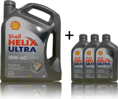 Produktbild von Shell Helix Ultra Racing 10W-60 5+3 Liter