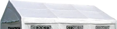 Produktbild von DEGAMO Ersatzdach Zeltdach Dachplane  für Partyzelt PALMA  4x6 Meter, PE weiss 180g/m², incl. Spanngummis