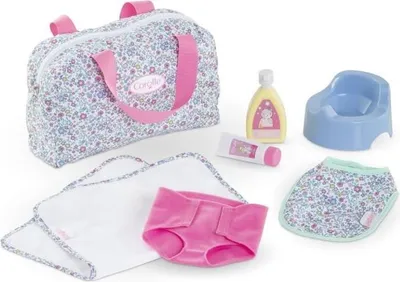 Obrázok produktu pre Sada príslušenstva pre bábiky, Corolle Floral Wickel, 7 dielov, od 2 rokov