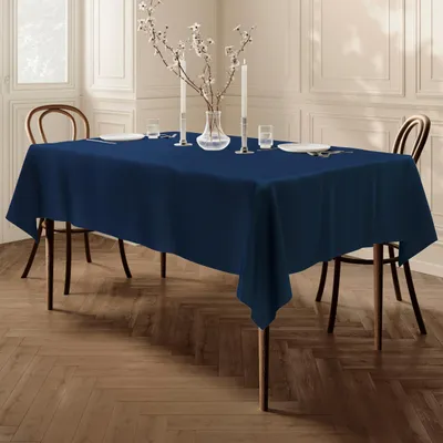 Produktbild von Rechteckige Tischdecke aus Polyester 140 x 200 cm in Blau