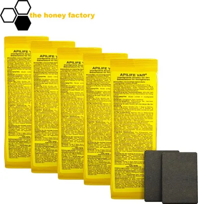 Produktbild von 5x2 APILIFE VAR imprägnierte Streifen THYMOL Varroa Behandlung  Biene Imkerei