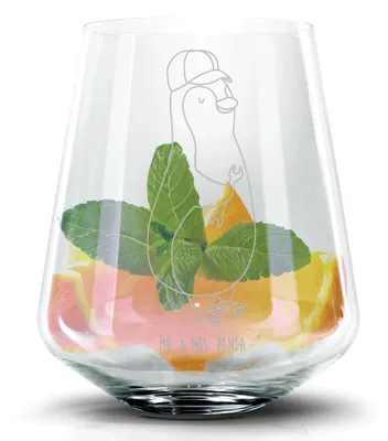 Produktbild von Mr. & Mrs. Panda Tumbler Wenn Papa es nicht reparieren kann, sind wir am Arsch - Transparent - Geschenk, Muttertag, Highball Glas, Longdrinkglas, Whiskyglas, Vatertag