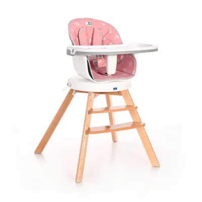 Obrázok produktu pre Jedálenská stolička Lorelli s otočným sedadlom NAPOLI PINK BEARS