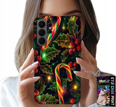 Produktbild von Etui Do Samsung Galaxy S26 Ultra - Laska Cukrowa, Jemioła, Choinka + Szkło