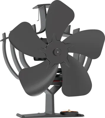 Produktbild von Kaminofenventilator Valo wärmebetrieben drehend 60 Grad schwarz
