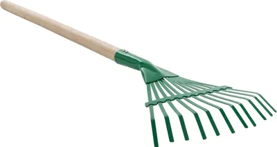 Immagine prodotto di J.A.D. Tools 10088 Rastrello per foglie con manico 60 cm, utensili per bambini