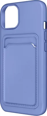Produktbild von Forcell, Silikonhülle mit Kartenhalter für Apple iPhone 12 / 12 Pro, Violett