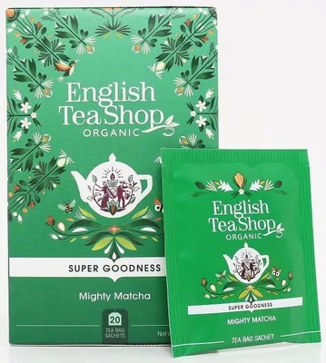 HERBATA ZIELONA "MIGHTY MATCHA" BIO (20 x 1,75 g) 35 g - ENGLISH TEA SHOP