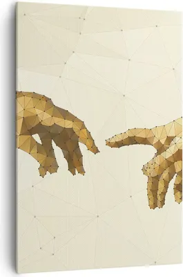 Produktbild von Bild auf Leinwand - Leinwandbild - Einteilig - Abstraktion modern - 70x100cm - Wand Bild - Wanddeko - Wandbilder - Leinwanddruck - Wanddekoration - Leinwand bilder - Wandbild - PA70x100-3713
