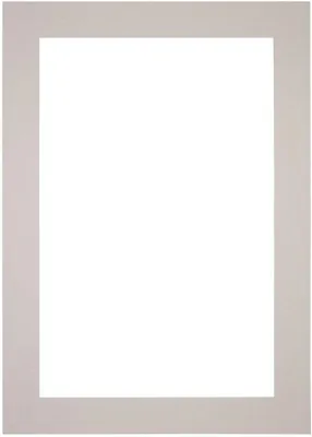 Imagen del producto de Marco para fotografías, color gris, dimensiones 21x29,7 cm, con un borde de 6 cm, para fotografías de 10,5x14,8 cm