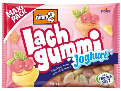 Obrázok produktu pre nimm2® 680461 nimm2® Lachgummi Joghurt Fruchtgummi 376,0 g