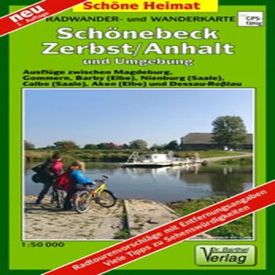Produktbild von Schönebeck, Zerbst und Umgebung 1 : 50 000 Radwander- und Wanderkarte