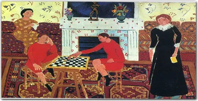 Produktbild von Coloray Bild aus Leinwand 140x70 Leinwand Dekoration - Familie theist Henri Matisse