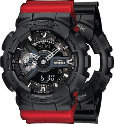 Image de Zegarek Casio G-Shock SET GA-110-1BER + BEZEL 10358741 + PASEK 10395226 20BAR