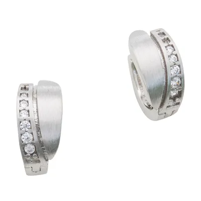 Produktbild von Miamar 05.2102 Damen Creolen Silber Weiß