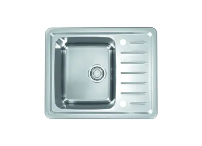 Produktbild von Alveus Galeo - Spüle, 615x500 mm, mit Ablaufbedienung, Edelstahl 1128552