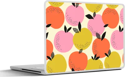 Produktbild von MuchoWow® Laptop Aufkleber Sticker Cover Orange - Sommer - Muster 30x21 cm - Sticker für Laptop - Selbstklebend